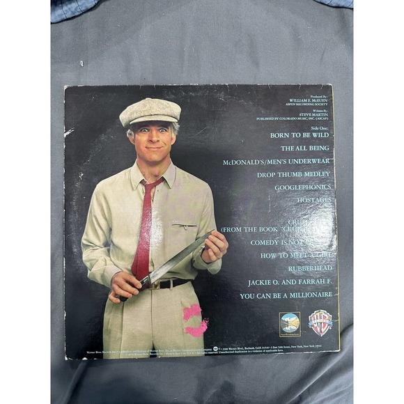 Steve‎ Martin Comedy Is Not Pretty Vintage Vinyl Record Album 1979 Gatefold LP - Picture 2 of 5